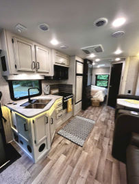RV cooking area